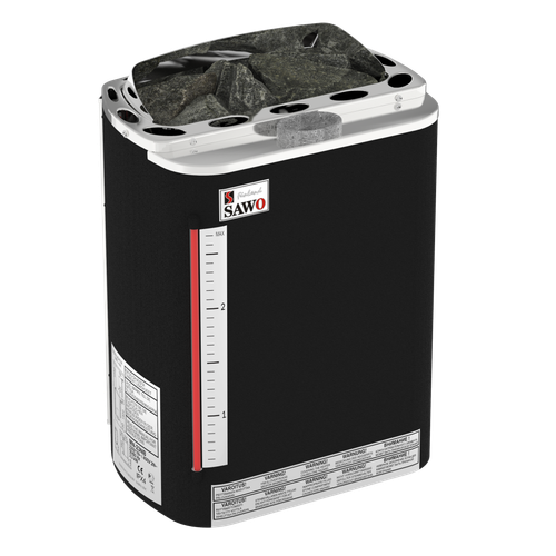 SAWO Электрическая печь PREMIUM,MINI COMBI из нержавеющей стали, 3,6 кВт, MNC-36NS-P-F , выносной пульт (пульт и блок мощности докупаются отдельно)