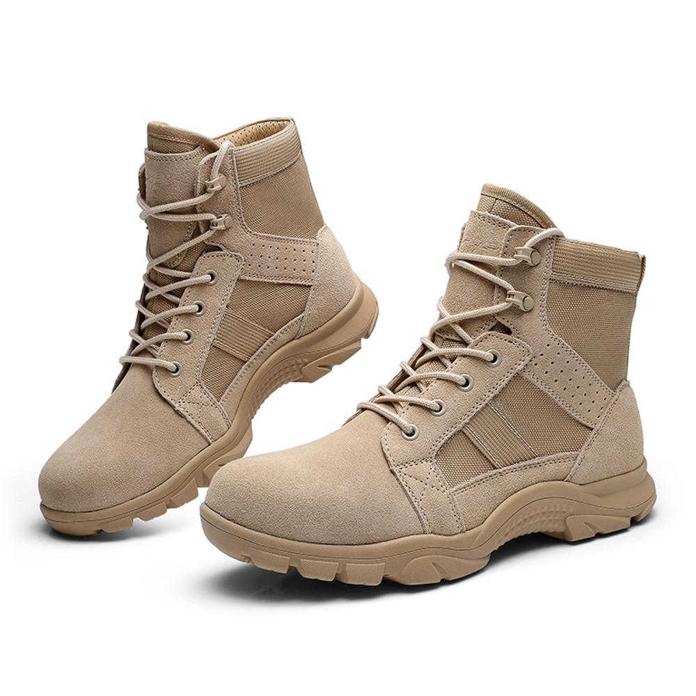QIANGREN 3515 Outdoor Boots Men"s Apricot