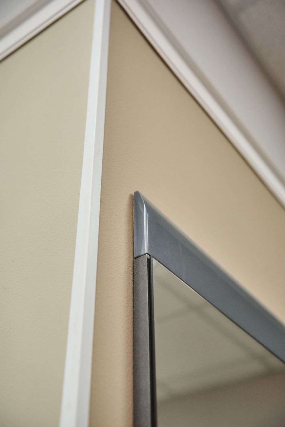 Коллекция Стокгольм Тумба с зеркалом Серый Графит/Графит Глянец (Набор)