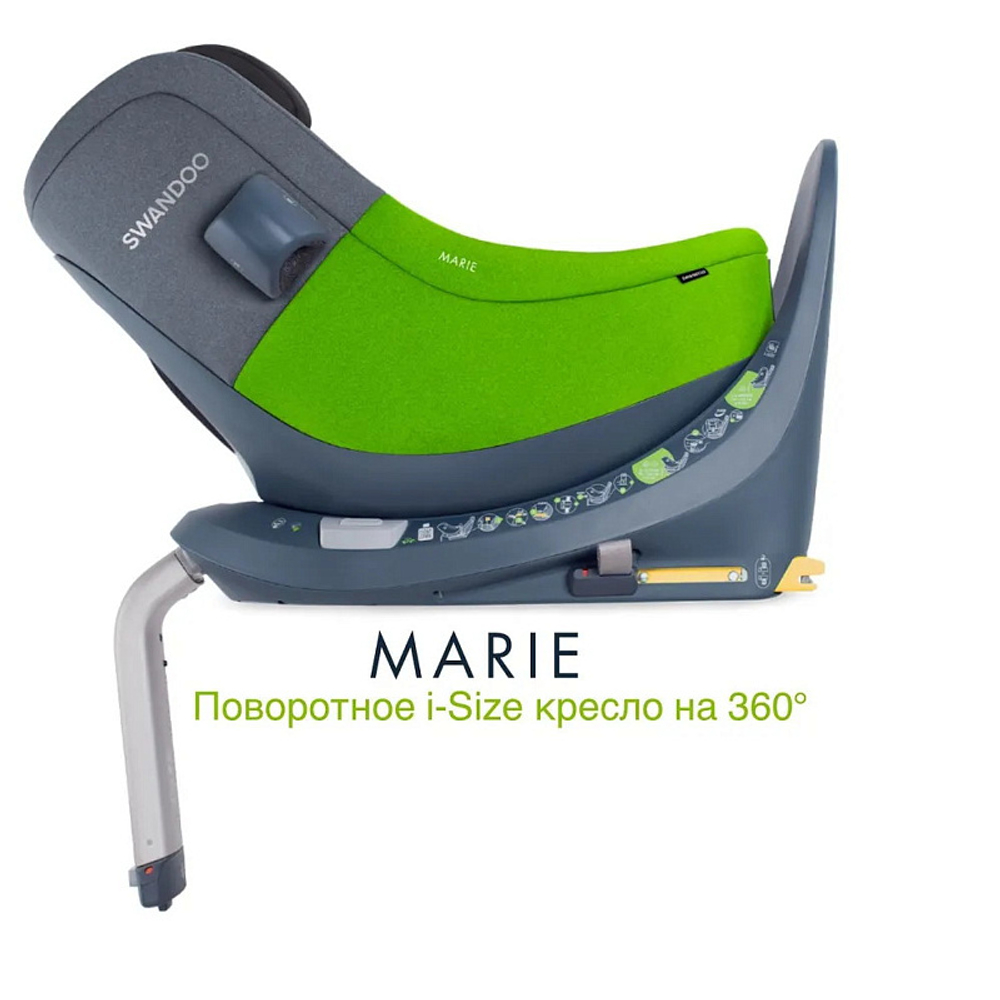 Автокресло Swandoo Marie I-Size Lime/Sesame Grey