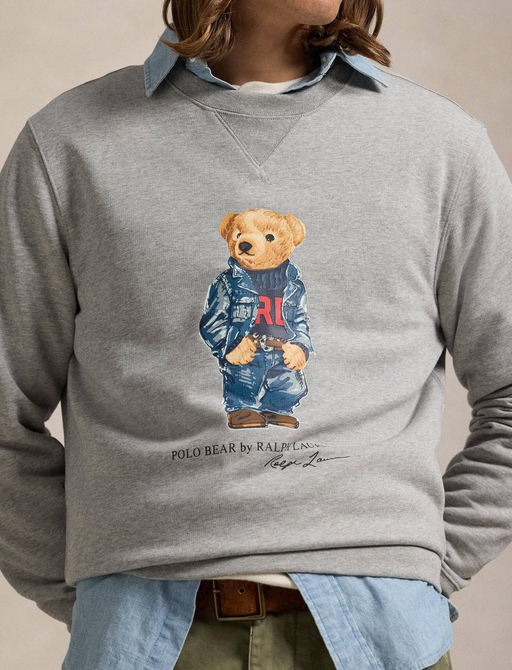 Худые POLO RALPH LAUREN - серый(710953718)