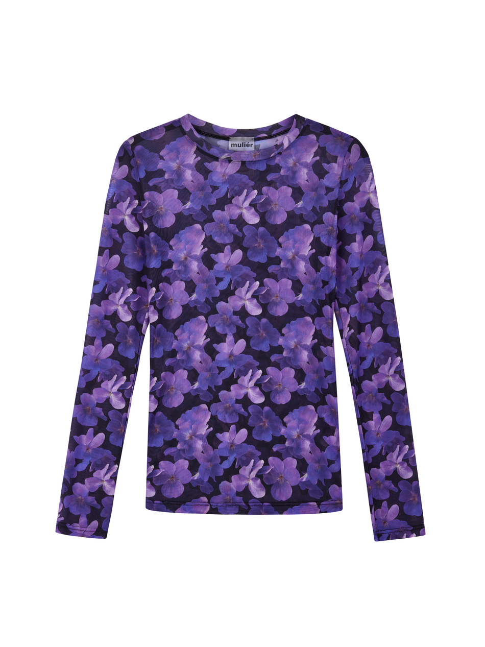 Лонгслив из сетки "Violet"