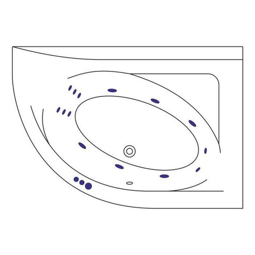 Акриловая ванна Excellent Aquarella P Smart 1700x1100 WAEX.ARP17.SMART