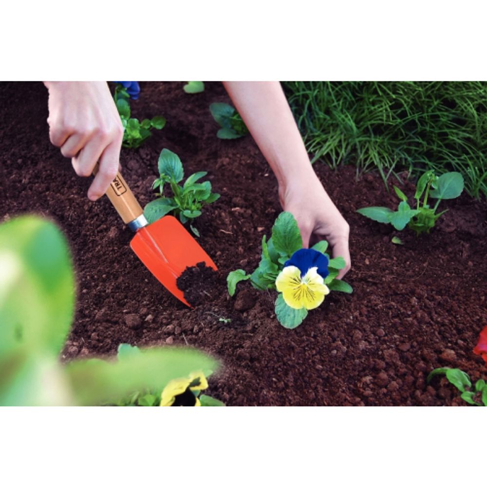 Совок для прополки Tramontina 77908001 для пересадки с деревянной ручкой | Tramontina