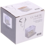 Диспенсер для ватных палочек «КАПЕЛЛА», прозрачный, 8.7*7*8.8см