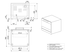 Мини-печь Smeg ALFA43XMFHDS