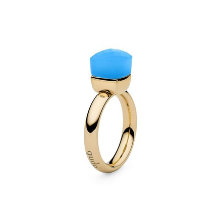 Кольцо Qudo Firenze blue opal 18 мм 610544/17.8 BL/G размер 17,8