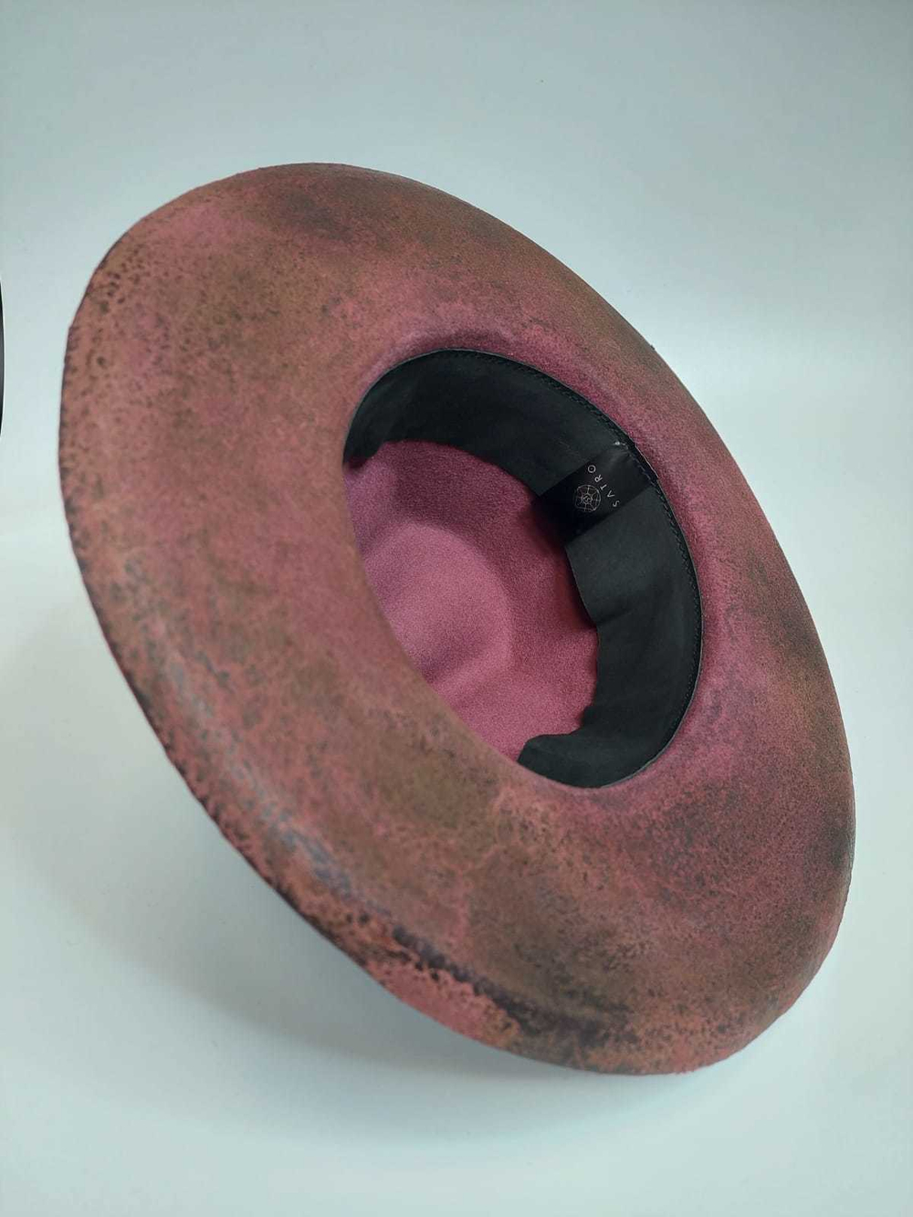 Шляпа Fedora Hat (вишневая пенка)