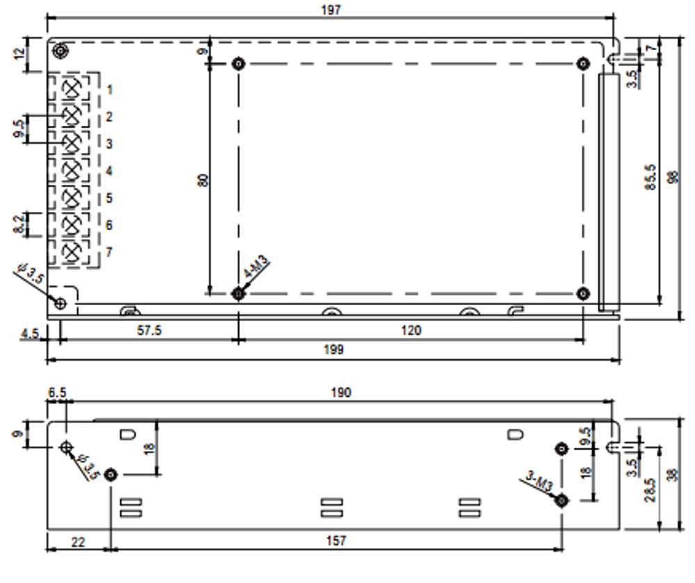 Преобразователь AC-DC сетевой Mean Well RD-125A