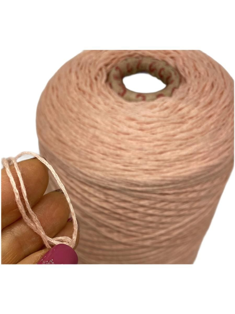 Пряжа на бобине (Италия) 70% хлопок 30% шелк 100г-350м 458г