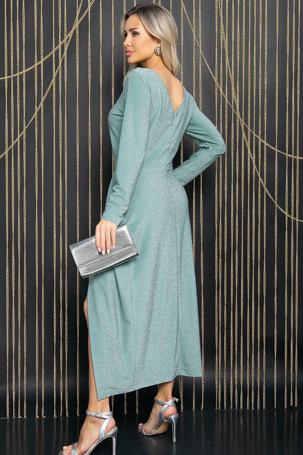 Платье Вау-эффект (мята) П11974 LT Collection