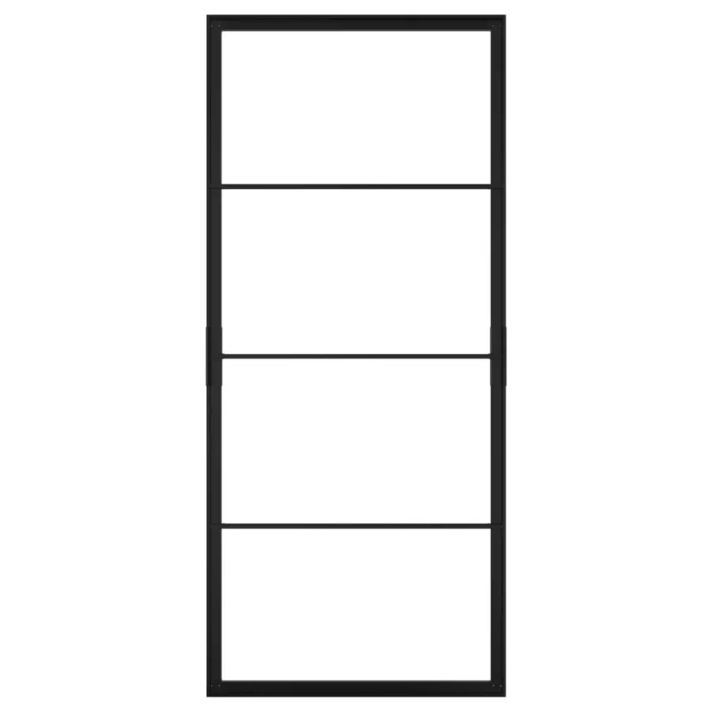 Коробка раздвижной двери - SKYTTA IKEA/ СКЮТТА ИКЕА, 231х102 см,  черный