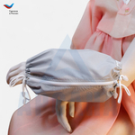 Чехол с открытой кистью на аппарат Илизарова. Ткань Сорочка. Цвет изделия - серый, молния белая. Размер PPO 3