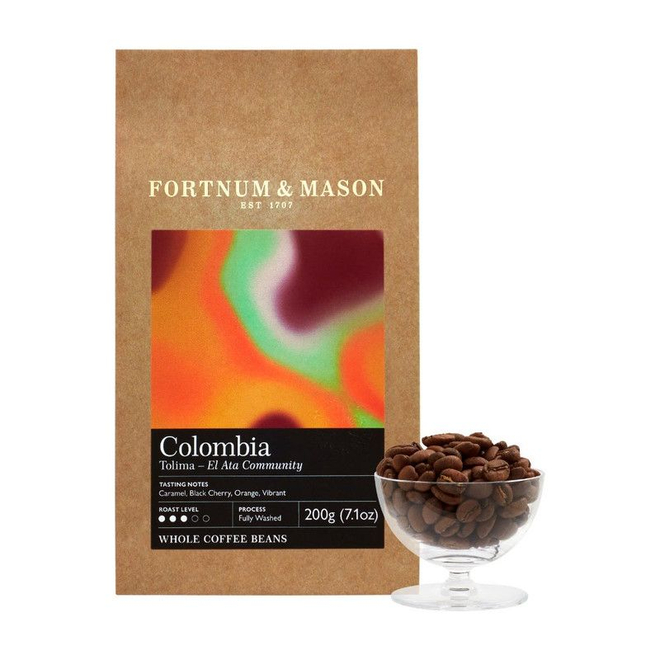 Fortnum and Mason Кофе в зернах Colombia El Ata (3 пачки по 200 г)