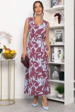 Платье Чарующая красота (бордовое) П13914-25М LT Collection