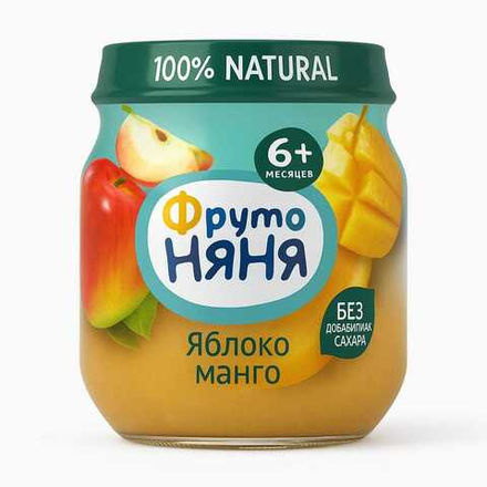 Пюре Фруто Няня яблоко и манго 100 гр