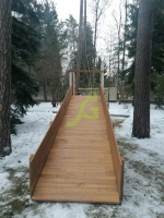 Зимняя горка "IgraGrad Snow Fox", скат 5 м мод.2