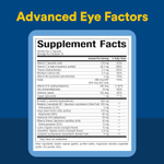Natural Factors, Advanced Eye Factors, улучшенная формула для зрения, 60 капсул