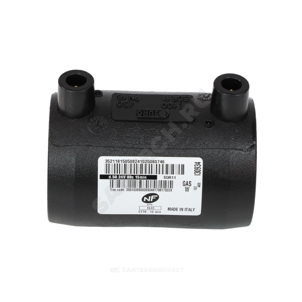 Муфта электросварная ПЭ100 Дн 140 Ру16 SDR11 EUROSTANDARD 2100160140