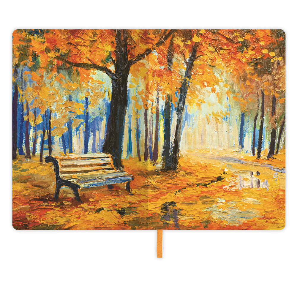 Блокнот А5 (143x210 мм) BRAUBERG VISTA "Aqua Autumn" под кожу гибкий 80 л. (2 штуки в упаковке)