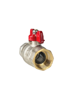 Кран шаровый 20 (3/4") ВН с американкой и упл. бабочка (VIEIR) VR224-02А,224-02