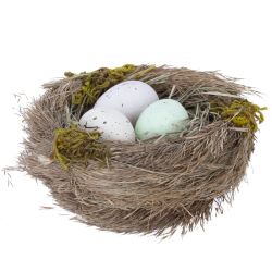 GAEM Набор из 2-х изделий декоративных "Гнездо пасхальное" (12*4,5), L24 W12 H4,5 см