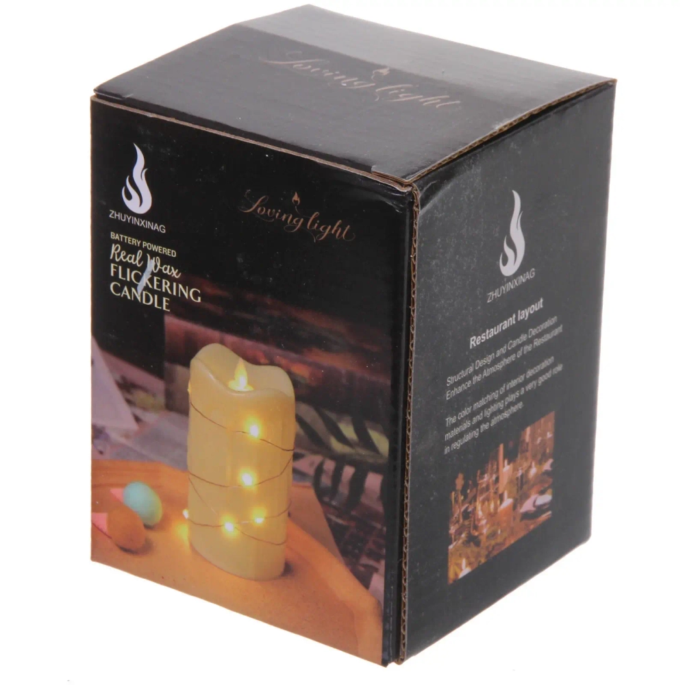 Сувенир с подсветкой «Свеча - Королевство» 9*10 см (работает от батареек 3 АА)