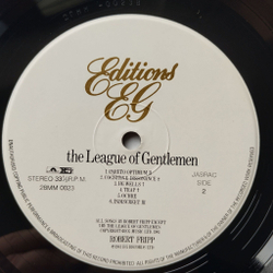 Винтажная виниловая пластинка LP Robert Fripp (From King Crimson) The League Of Gentlemen (Japan 1981) (No Obi)
