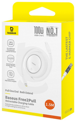 Кабель Baseus USB TypeC (M) белый