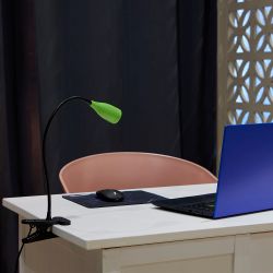 ULM-D501 4W-4000K GREEN Светильник настольный светодиодный прищепка. Механический выключатель. Зеленый. TM Uniel