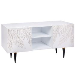 Тумба под ТВ Тропик 117см Классика Айс Найт Голд