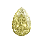 Бриллиант Fancy Light Yellow VS2 Груша 0,57 карат 7,73 х 4,35 мм