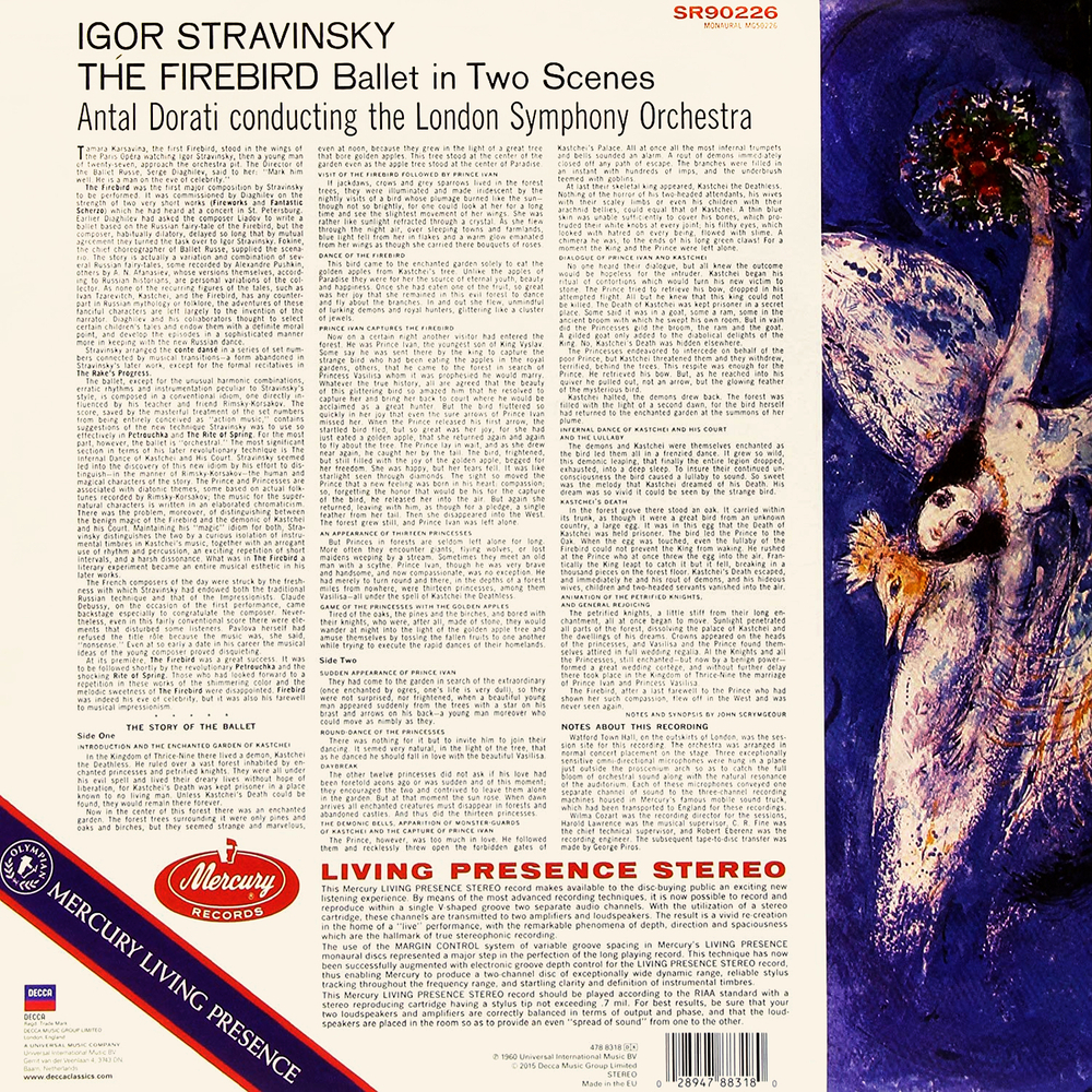 London Symphony Orchestra, Antal Dorati / Stravinsky: The Firebird (LP)