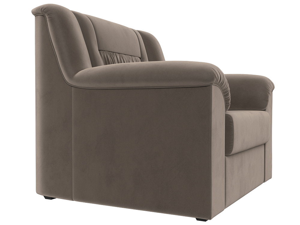 Кресло Карелия, Коричневый, Велюр, 113292