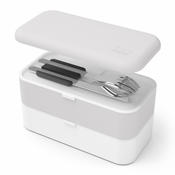 Набор из 3 столовых приборов в футляре mb slim box, black