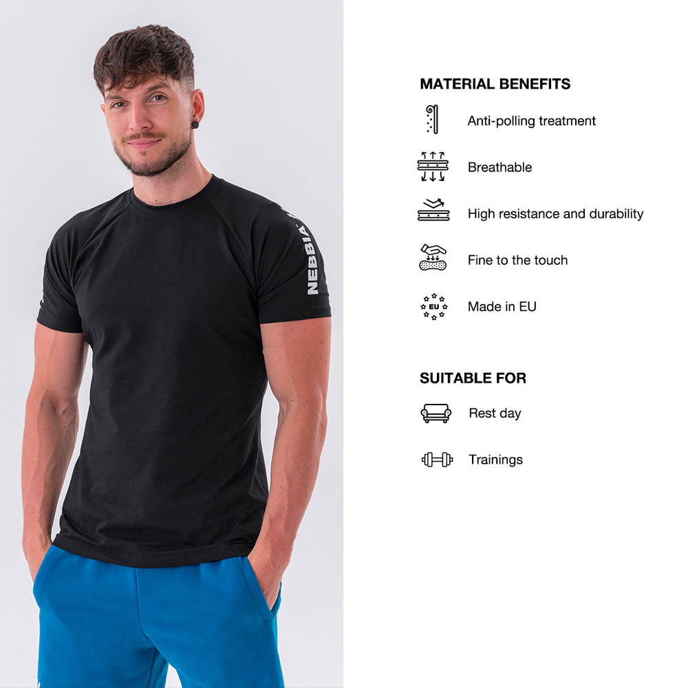 Футболка Sporty Fit T-shirt “Essentials” 326
Черная