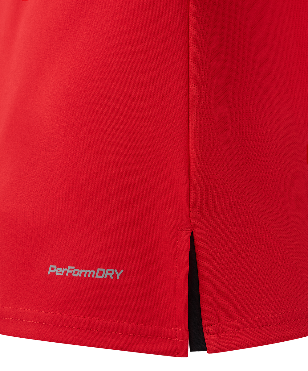 Футболка судейская с длинным рукавом DIVISION PerFormDRY Referee LS Tee, красный