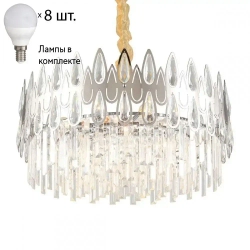 Люстра подвесная с лампочками Omnilux OML-71703-08+Lamps