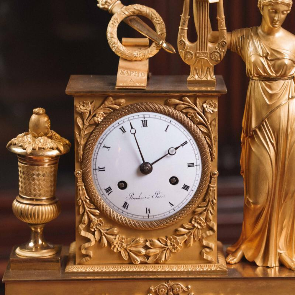 Кабинетные часы в стиле Ампир