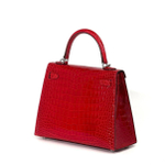 Сумка Hermes из кожи крокодила 25 см