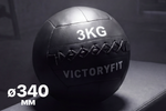 Мяч тренировочный (Wall Ball) 3 кг VictoryFit VF-WBA030