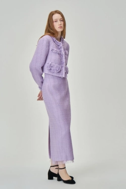 Юбка Чайная вечеринка лиловый