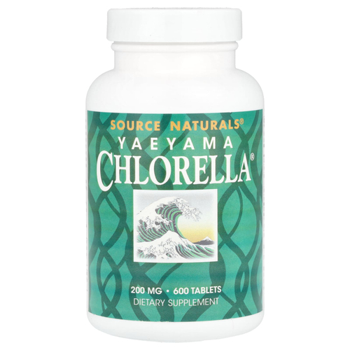 Source Naturals, Yaeyama Chlorella®, 600 таблеток (20 мг в 1 таблетке)
