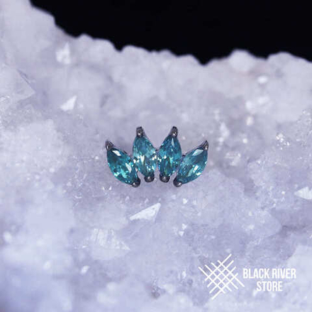 4K Marquise v.2 IG Blue Zircon