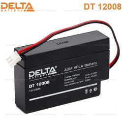 Аккумуляторная батарея Delta DT 12008 (12V / 0.8Ah)