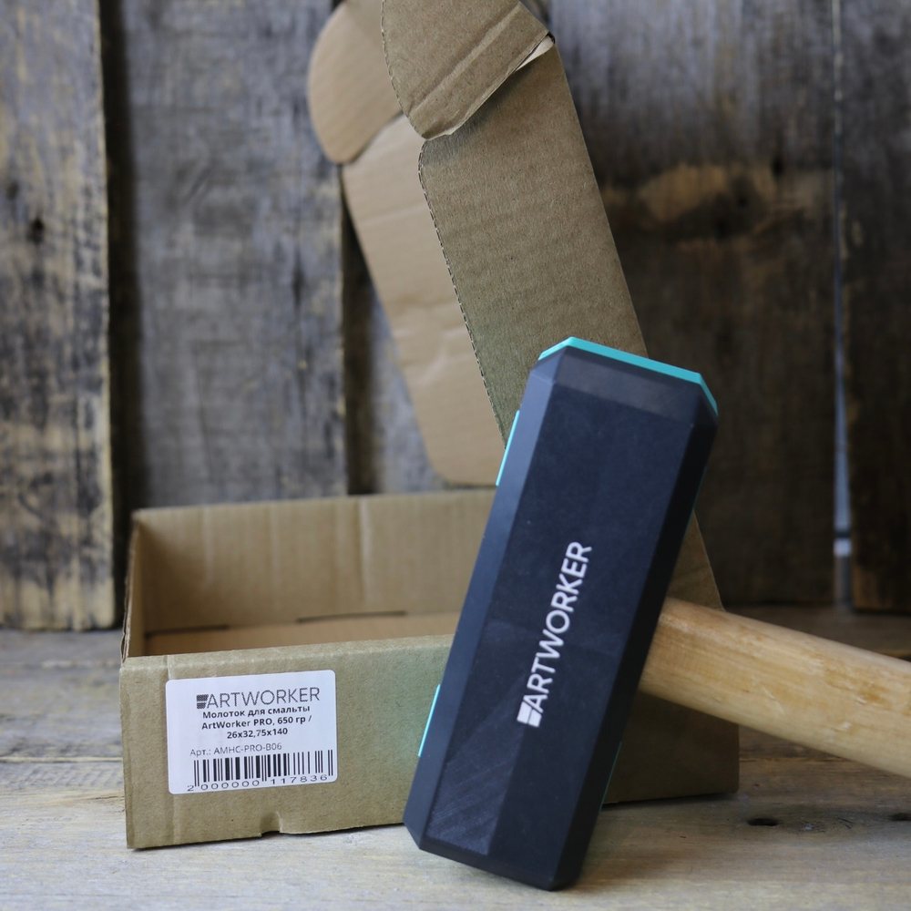 Молоток для смальты ArtWorker PRO, 650 гр / 26х32,75х140