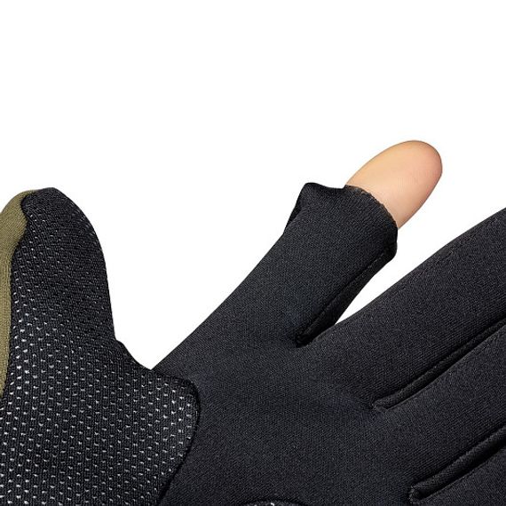 Перчатки Helios рыбацкие неопрен. Хаки р. M