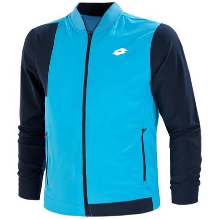 Мужская теннисная кофта Lotto Top Ten III Jacket PL - небесный