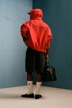 ZARA X WILLY CHAVARRIA ТОЛСТОВКА С КАПЮШОНОМ, КРАСНЫЙ