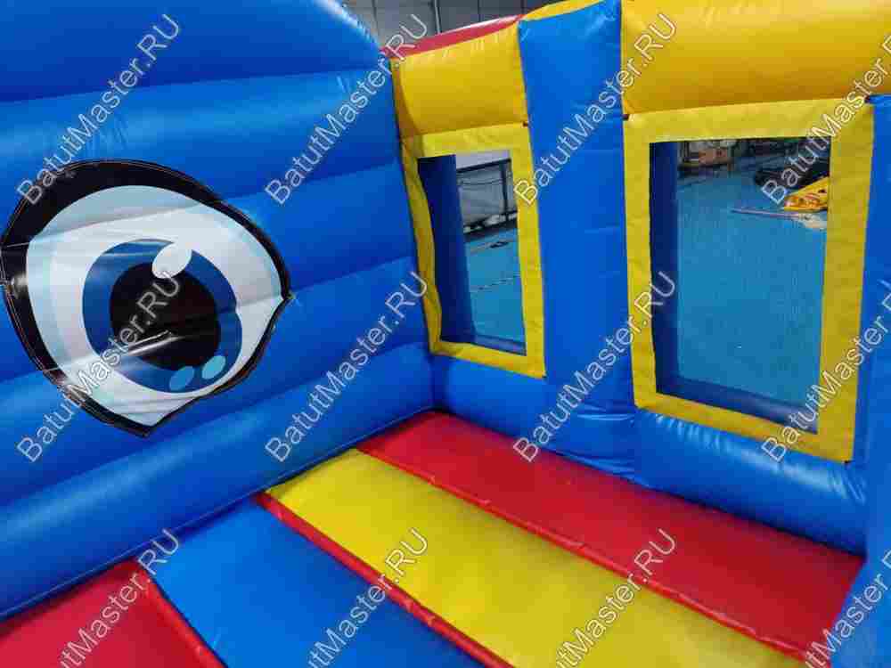 Коммерческий надувной батут "Морское царство 3", размер 3,7*2,5*2,5 м